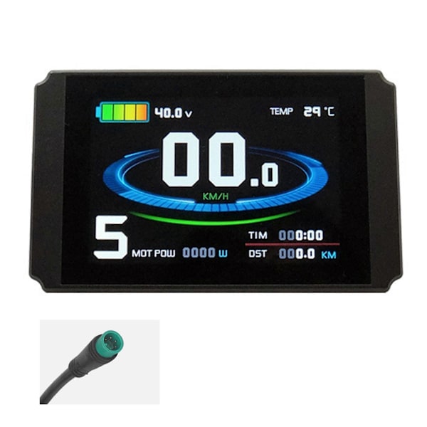 E-sykkel Display Kt-lcd8h LCD Skjerm Vanntett For Kt Kontroller E-bikeEUnyny B