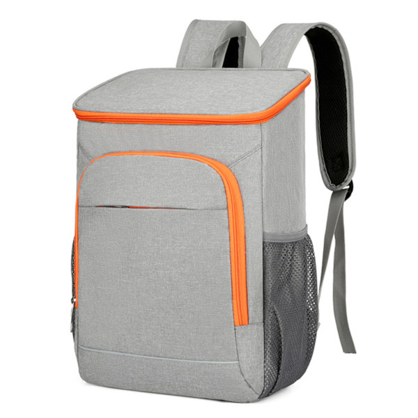 Mopila 30L Kylryggsäck Vattentät Alcaderzo Väska för Picknickar, Vandring, Strand Grey Orange