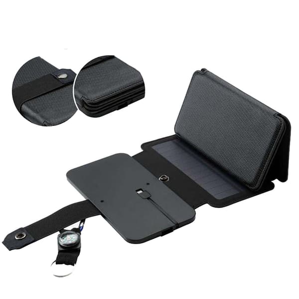 Practical Solar Survival Power Bank Charger 6 Paneler