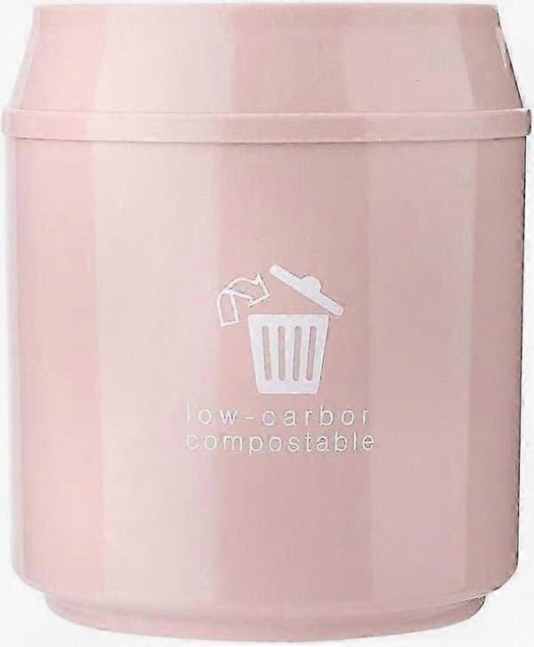 Compact Desktop Trash Can, Mini Dustbin with Lid for Home, Workplace and Living Room