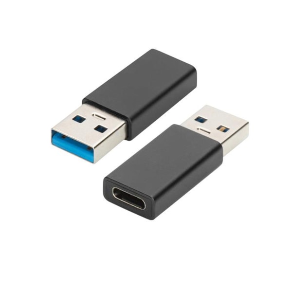 Ewent Ew9650 Cabo de Interface/Adaptador de Género USB Type-A USB Type-C Preto