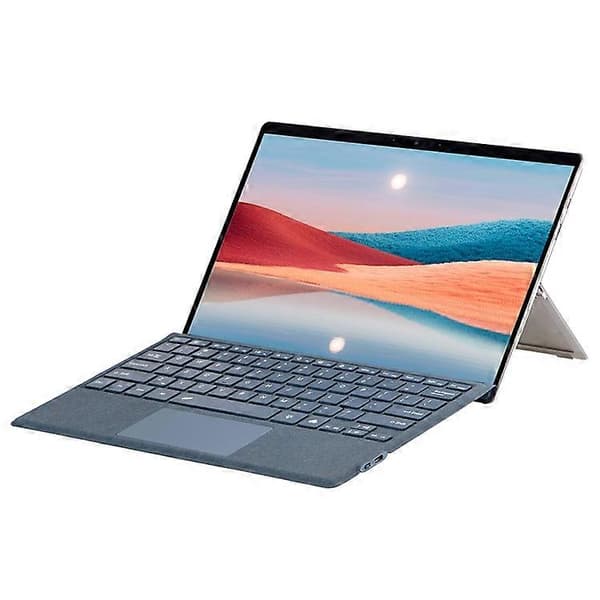 1089D Compatible Colorful Backlit Bluetooth Keyboard with Touchpad for Microsoft Surface Pro 7+ / 7 / 6 / 5 / 4 / 3 Blue