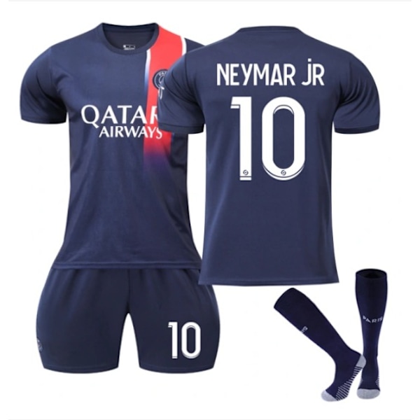 23-24 Paris Kotipelipaita Set Kids Nro. 10 Neymar 23/24 Sininen 23/24 Sininen 23/24 Blue kids 26(140-150cm)