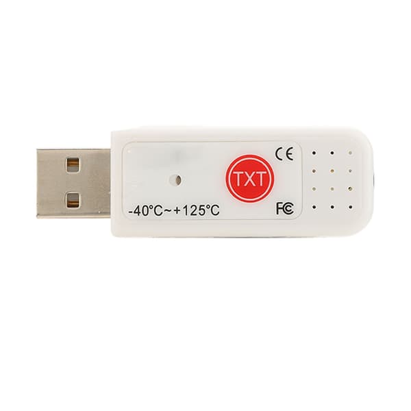 USB-datatermometer med dobbel temperaturvisning og datalogger