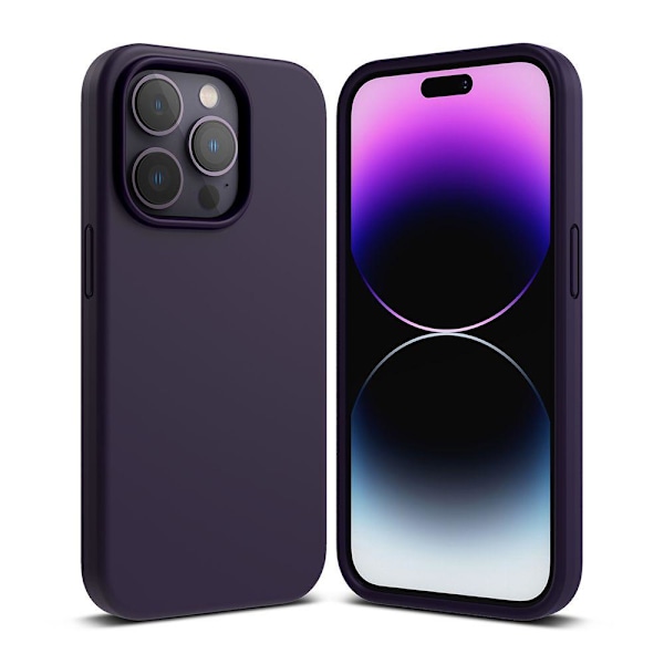 Ringke iPhone 14 Pro Deksel Silikon Dyp Lilla