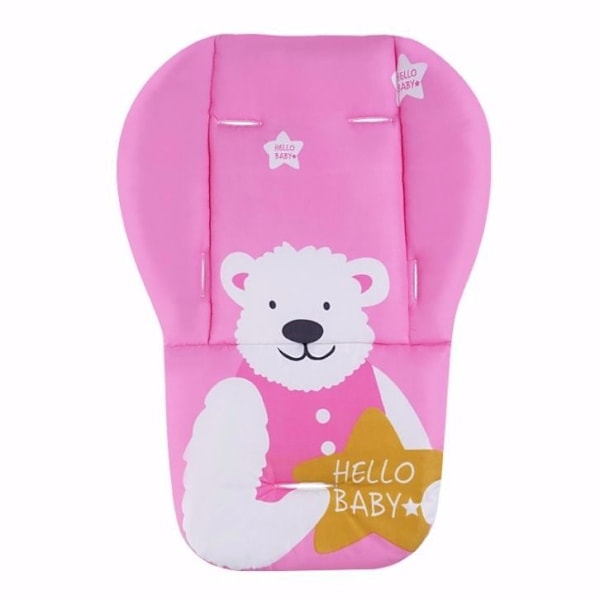 Setetrekk for barnestol, dyremotiv, pustende Red giraffe