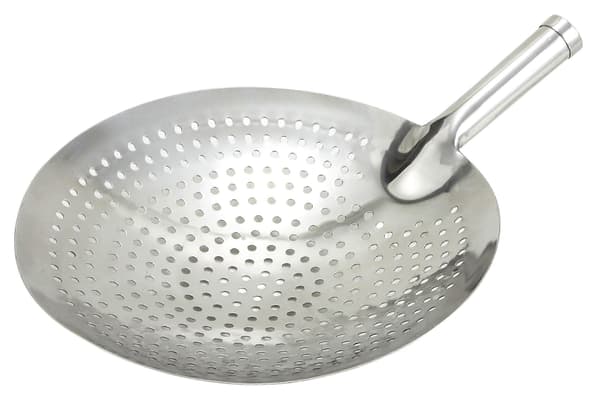 Rund hullsleiv i rustfritt stål, 30 cm, medium
