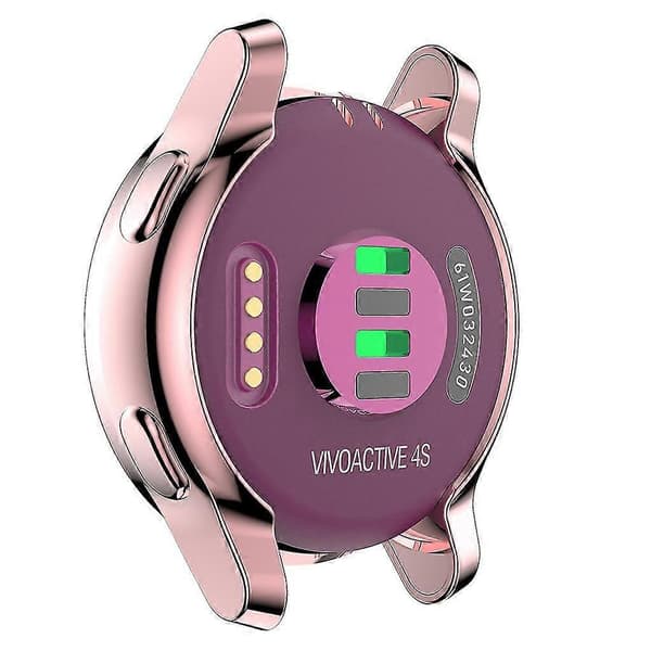 Skal för Vivoactive 4S 40mm Skärm Kroppsskydd Splittersäker Rose Gold