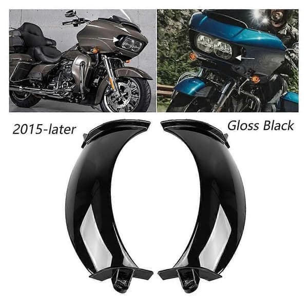 Frontlyktkåpeventiler passer til Road Glide FLTR 2015-2023 black