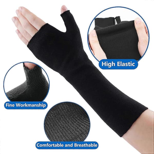 Handskar för skena, 100% bomullsstrumpa (10-pack), Armstrumpa, Handled fg2025031701926
