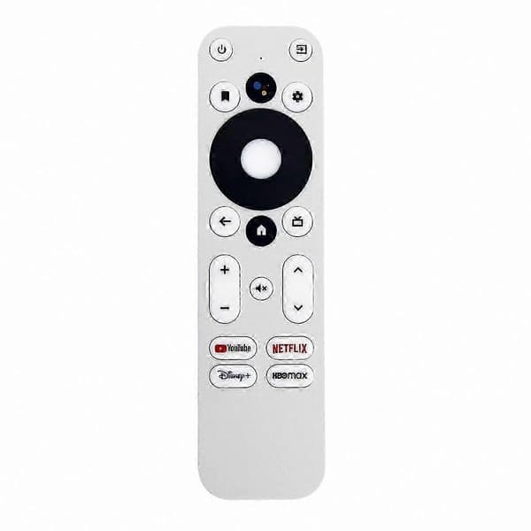Certifierad Android TV Box Fjärrkontroll för 4K Streaming Enheter White