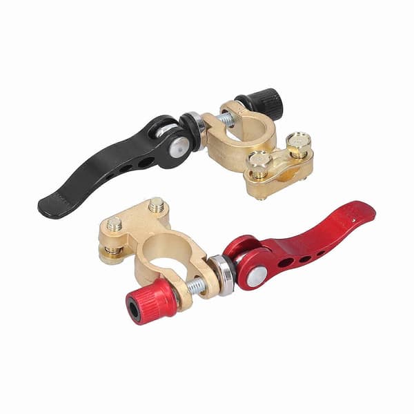2pcs Battery Terminals Quick Disconnect Shut Off Connector for 12V 6V 24V Boat UTV Tractor