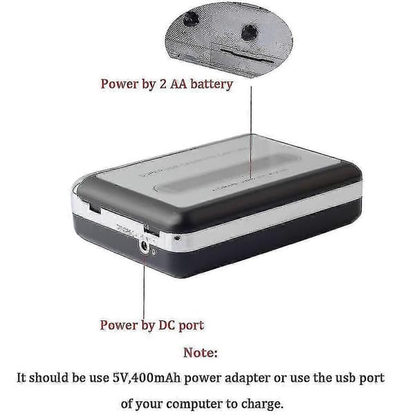 Walkman Kassettspiller USB Kassett Capture Spiller Til MP3