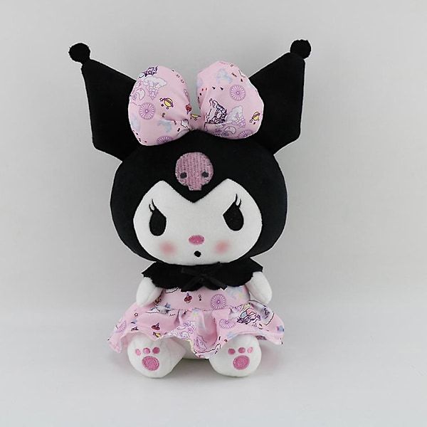 Bandai 25cm Anime Sanriod Leksaker Kawaii Kuromi Mymelody Cinnamorol Plysch Mjukt Stoppat Djur Docka Plyschkudde Julgåva Dekor 23cm3