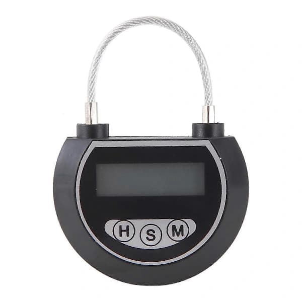 QU-Elektronisk Tidslås Timer Lås Beholder 23 ABS+metal