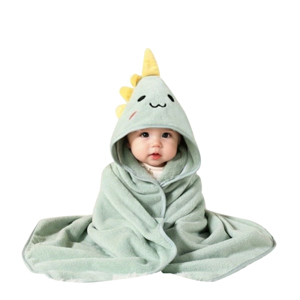 1 pakke tegneserie dyre baby swaddle teppe går ut til et vognteppe pakket inn i en polyester hettebadekåpe 80konglong2