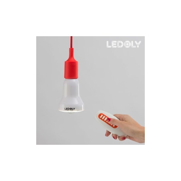 2 LED-lampor med högtalare och fjärrkontroll