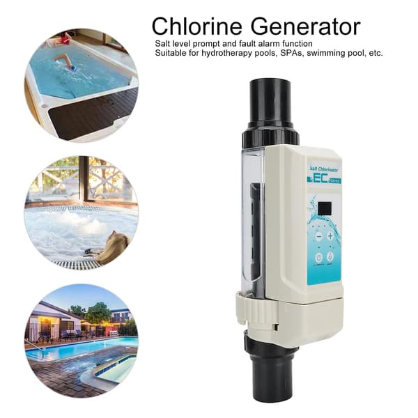 EC12 12g/H Saltklorinator SPA Swimmingpool Kloringeneratorsystem 100‑240V
