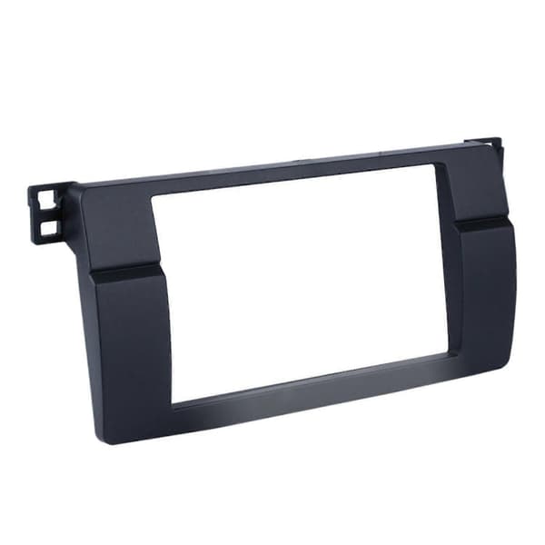 För 3-serie E46 1998-2005 2Din Audio Panel Modifieringspanel DVD Navigationspanel Ram Bil Fasci black