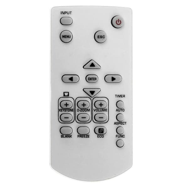 4X erstatning YT-150 projektorfjernkontroll for Casio XJ-V1, XJ-V2 White