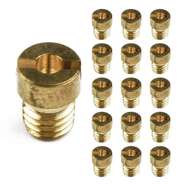 25st Huvudmunstycken 55-115 M5 För Dellorto PHBG 21 19.5 19 SHA 13 14 15 16 19 20 SHBC 19 5mm Förgasare Huvudmunstycke Set Delar