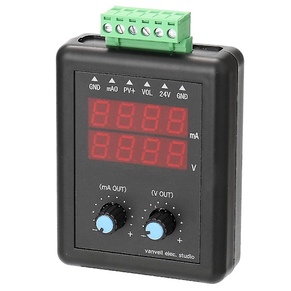 4-20ma 0-10v Signalgenerator 24v Strømspændingstransmitter Signalkilde Konstant Strømkilde Med Display