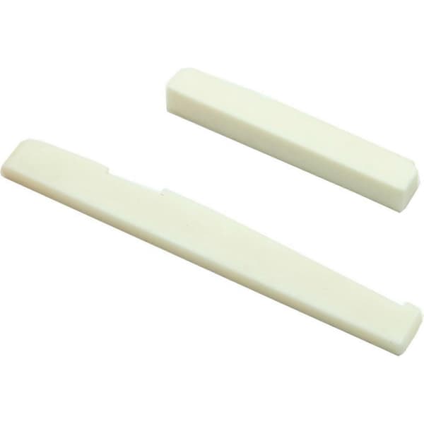 5 sett elfenbensbenbro og mutter for 6-strengs akustisk gitar Ivory