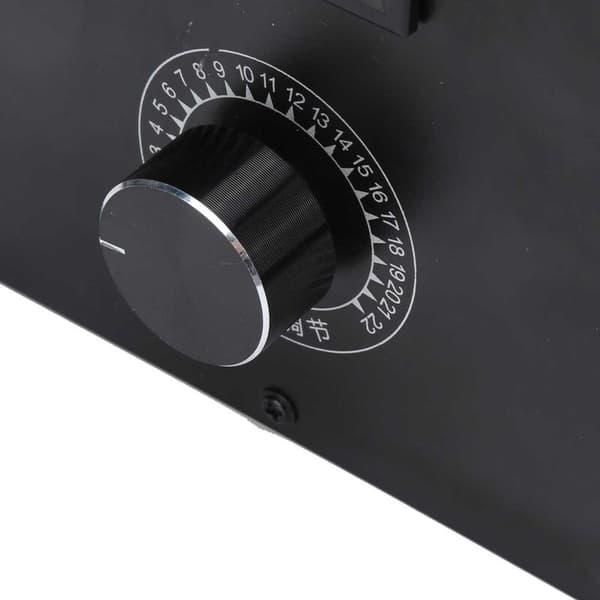 Tyristor Elektrisk Spenningsregulator Høy-effekt Dimmehastighetskontroll med Knappbryter (220V EU-plugg)
