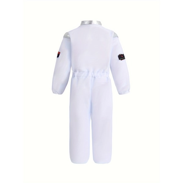 Pojkes Tecknad Astronaut Cosplay Kostym, Halloween Utklädnad Overall & Hatt, Barns Utklädningsdräkt För Karnevalsfest 1 120