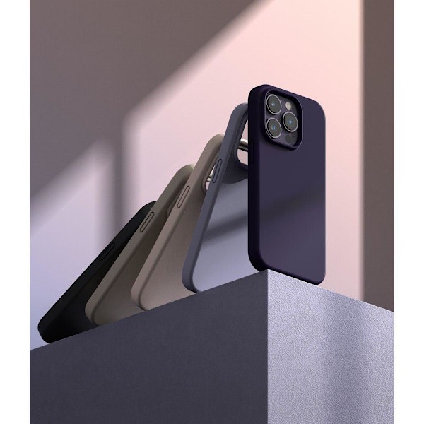 Ringke iPhone 14 Pro Deksel Silikon Dyp Lilla