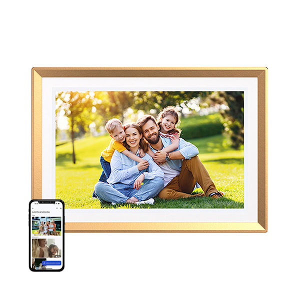 Arzopa D10 Gold - 10,1" digital fotoramme med berøringsskærm og