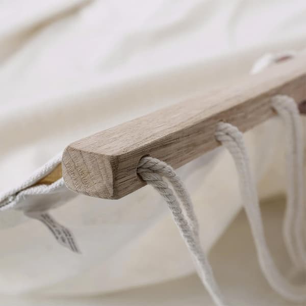 Hængemadde til 2 personer med 2 puder, 210 x 150 cm – beige / c