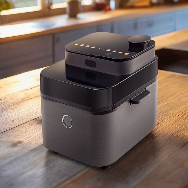 Ströme Juicy Airfryer 7L - stor airfryer med dampfunktion og to