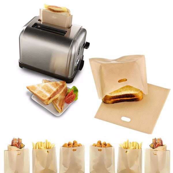 Toastficka / Toastbag -10-PACK Grillade mackor i brödrosten