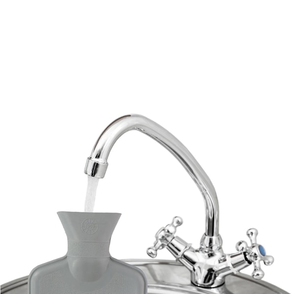 Varmvattenflaska med stickat fodral 1,7L