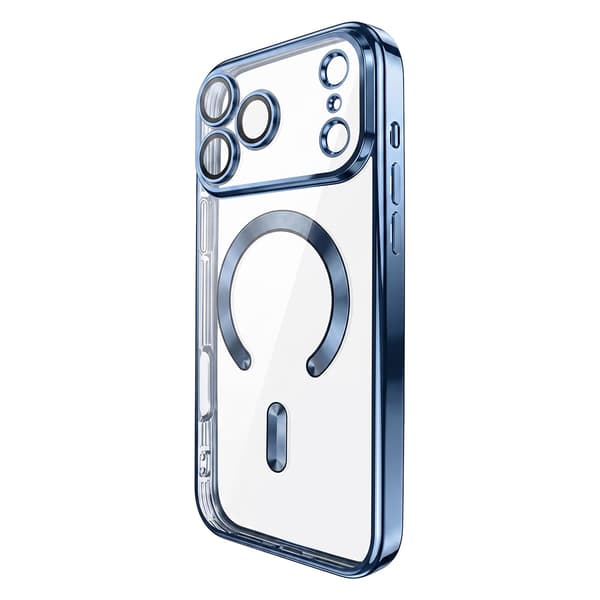 Color Chrome Mag-cover til iPhone 17–18 Pro Max – Blå – MagSafe