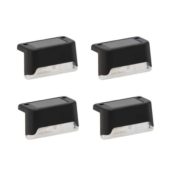 Solcellsbelysning varmvit LED för trappor eller räcken - 4-pack