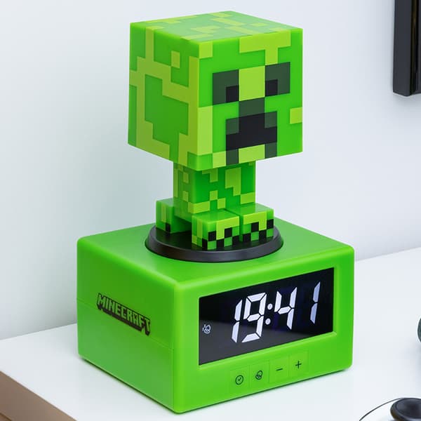Paladone Creeper -herätyskello / Minecraft-herätyskello / Creep