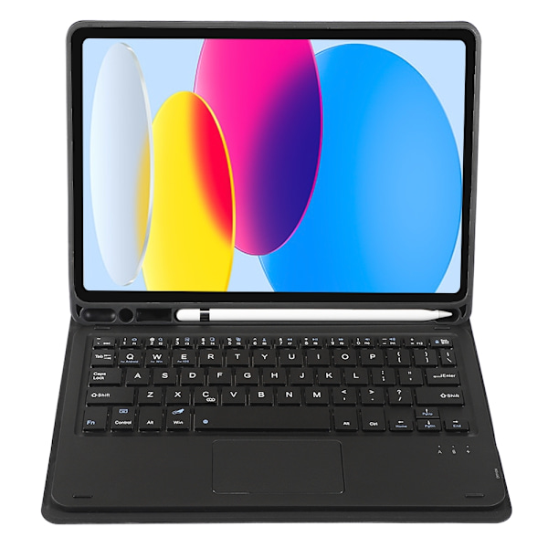 Tangentbordsfodral med ställ till iPad 10-Gen 10,9 2022 - Svart