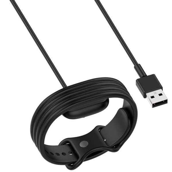Magneettinen USB-A-latauskaapeli Fitbit Airille – Svart / Kello