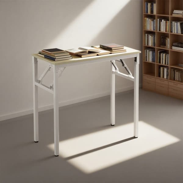 Klapbord 80x40x75cm - hvid eg