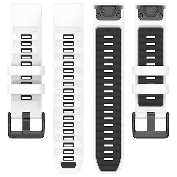 Silikonarmband till Garmin Fenix 8 51mm - Vit