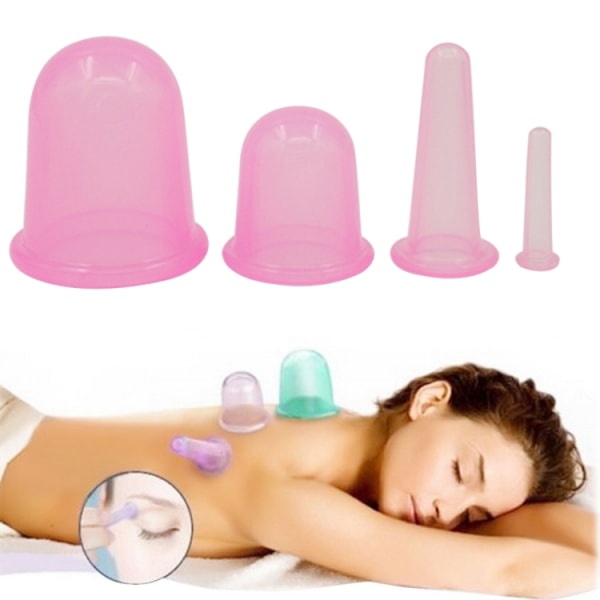 Koppning 4Pack - Vakuumkoppar för massage / cellulitbehandling