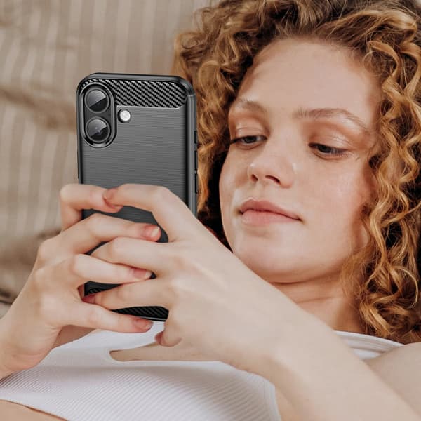 Sort cover til iPhone 17