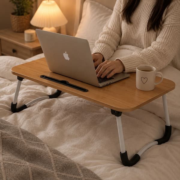 Justerbart laptopbord för säng & soffa – Pemtura