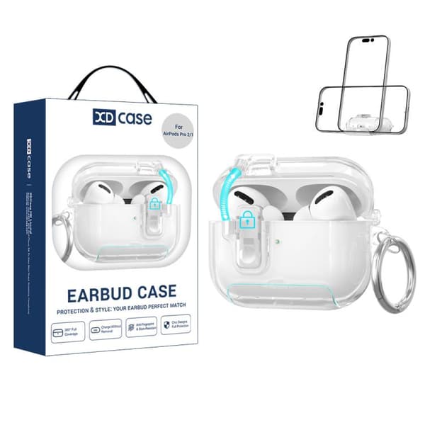 Etui med stativ til AirPods Pro 2 - Gennemsigtigt