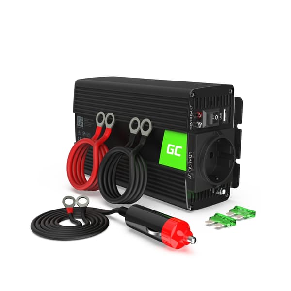 Green Cell Voltage Car Inverter 12V til 230V - 300W