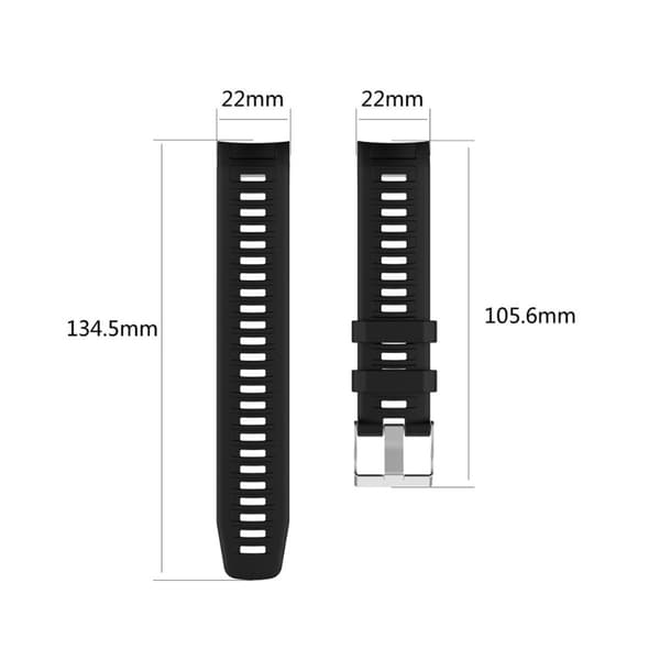 Garmin instinct silikoninauha - Musta