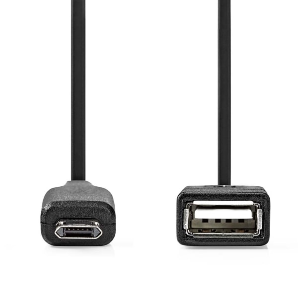USB 2.0 A Naaras - micro USB B Uros OTG-datakaapeli