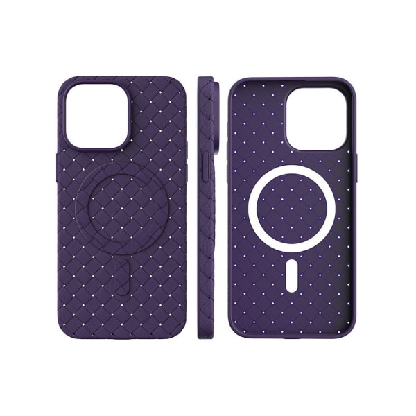 MagSafe Woven Case for iPhone 15 Pro Max - Svart